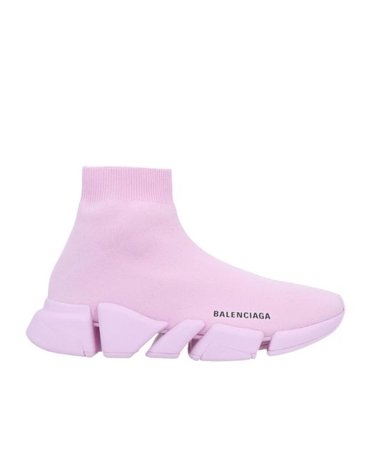 Balenciaga Pink Socks Sneakers