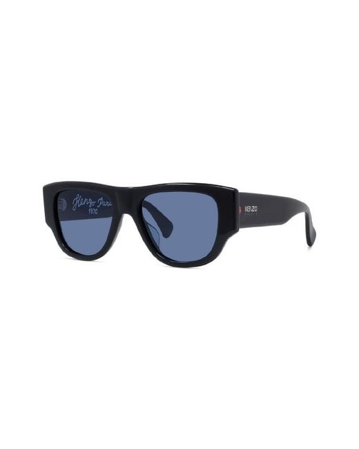 KENZO Blue Full-Frame Sunglasses for men