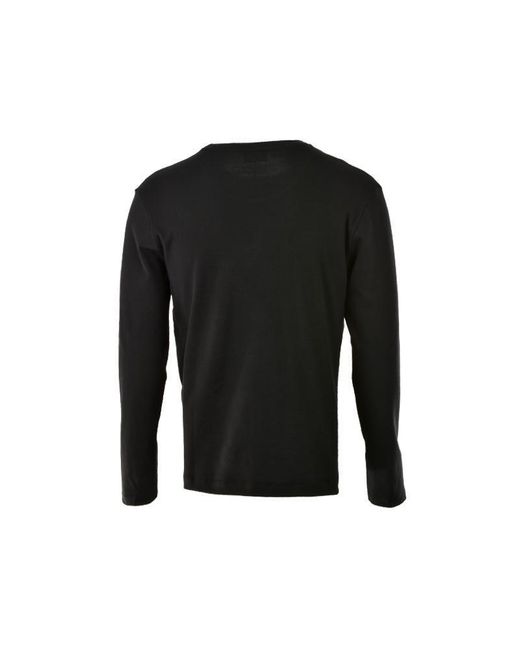 Paul & Shark Black Long Sleeved T-Shirt for men