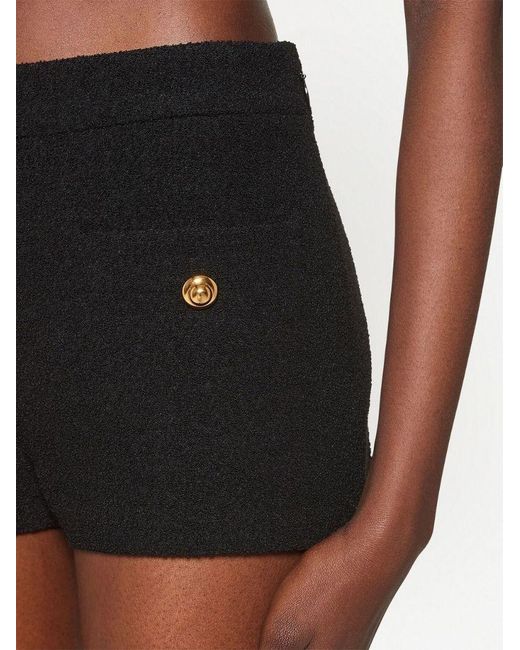 Miu Miu Black Bouclé Shorts