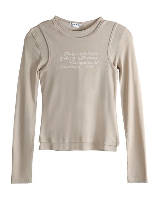 Acne Natural Layered Cardigan