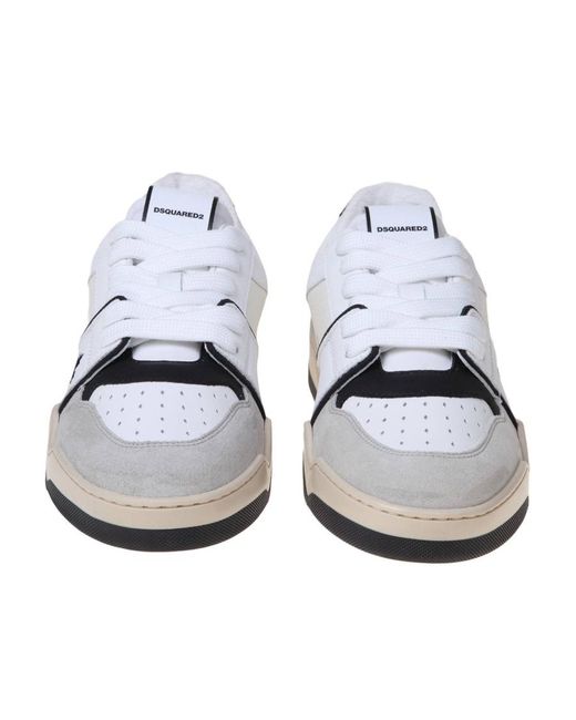DSquared² Metallic Spiker Almond Toe Sneakers for men