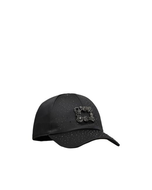 Roger Vivier Black Efflorescence Hat