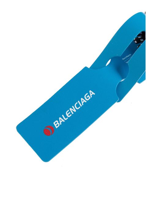 Balenciaga Blue Keychain Accessory Set