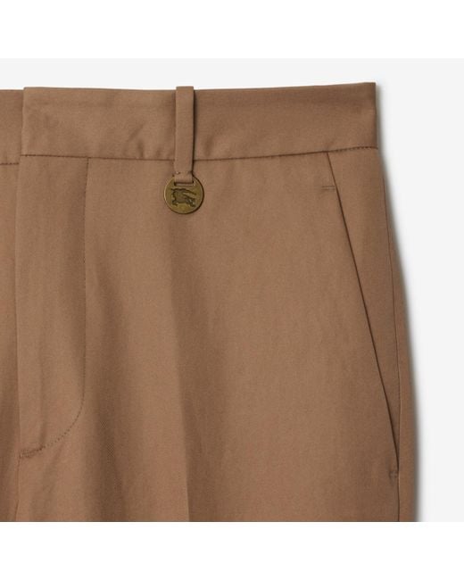 Burberry Brown Tapered-Leg Tailored Trousers