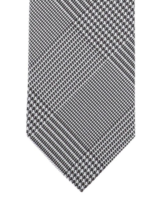 Tom Ford White Logo Patch Tie for men