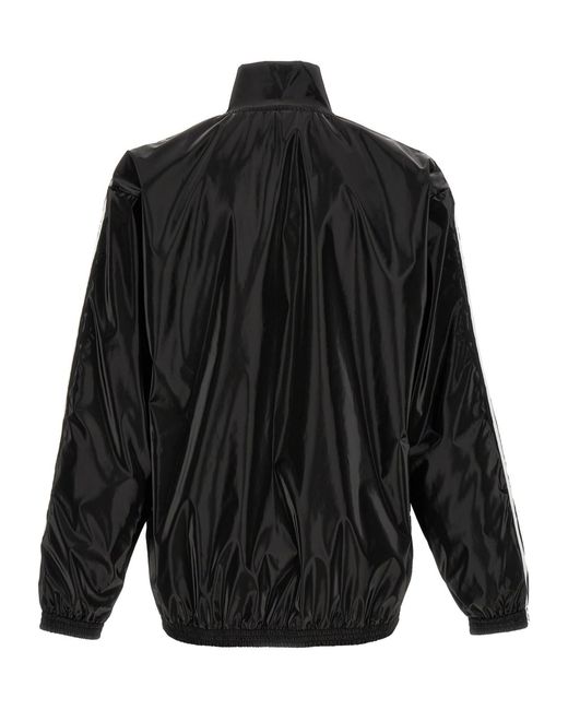 Doublet Black Patent-Finish Track Jacket for men