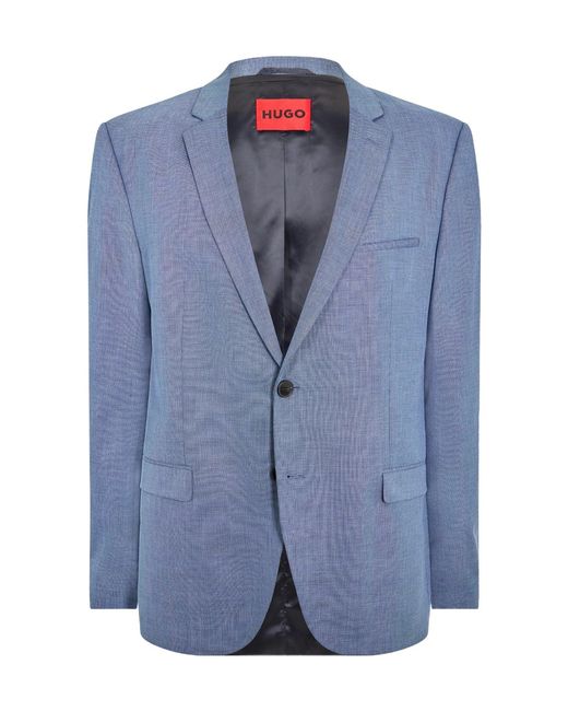 Boss Blue Casual Suit Jacket for men