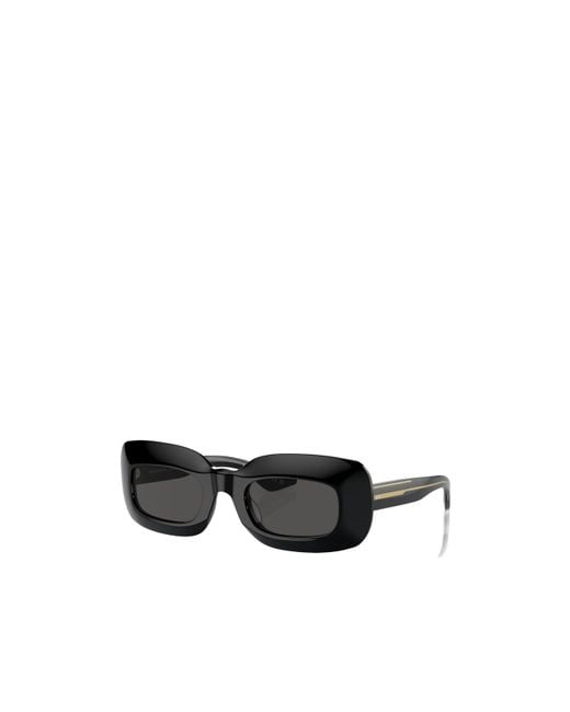 Oliver Peoples Black 1966C Rectangle-Frame Sunglasses for men