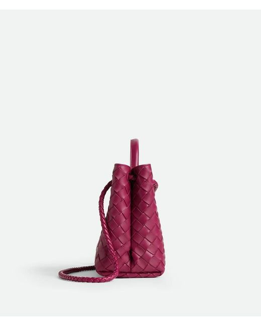 Bottega Veneta Pink Andiamo Small Tote Bag