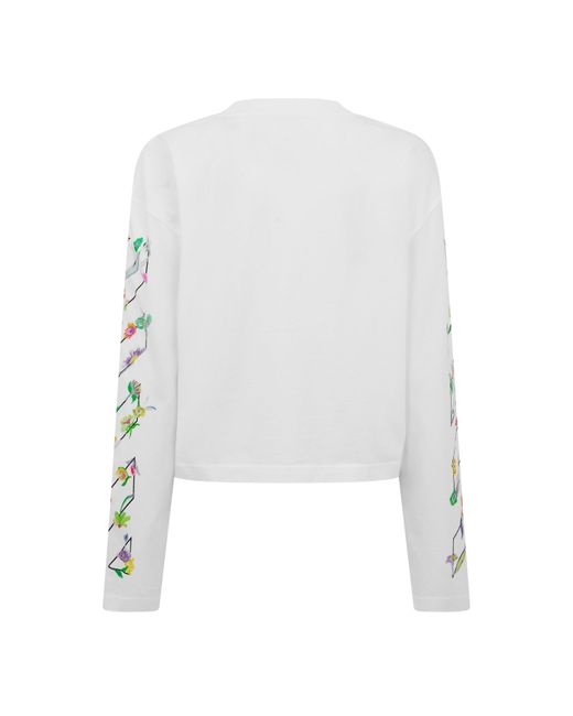 Off-White c/o Virgil Abloh White Printed Top