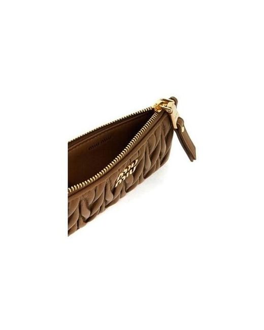Miu Miu Brown Wallets