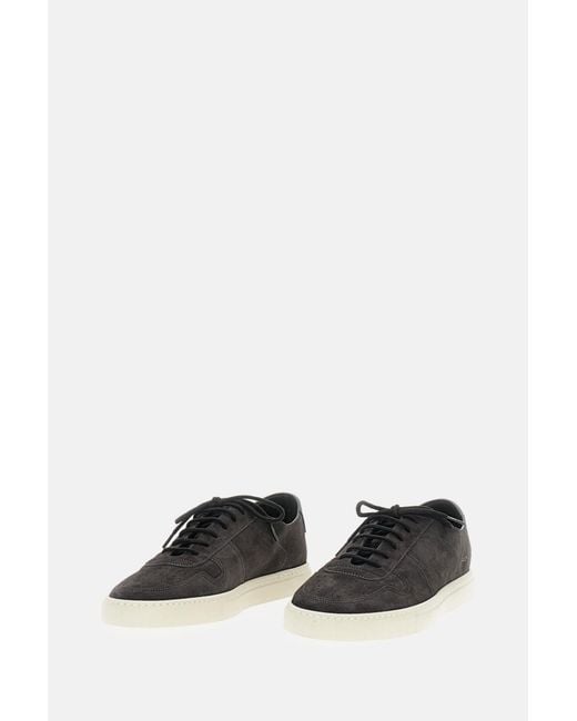 Common Projects Black Lace-Up Leather Sneakers for men