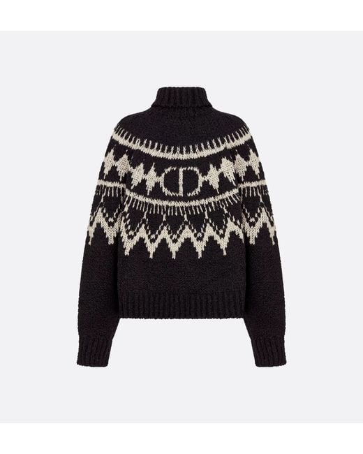 Dior Black Alps Turtleneck Sweater