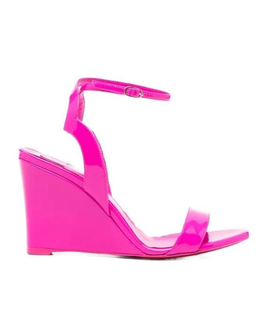 Christian Louboutin Pink Zeppa Chick Platform Sandals