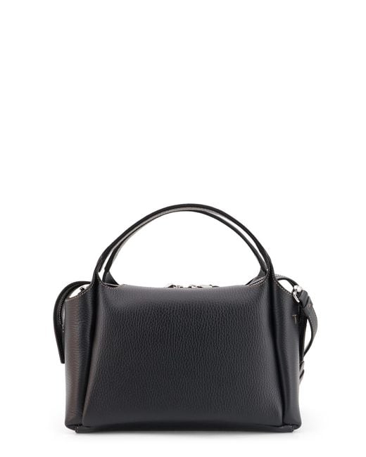 Tod's Black T Timeless Tote Bag