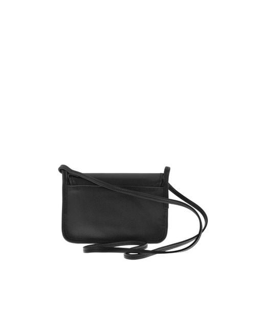 Longchamp Black Le Foulonné Chained Wallet