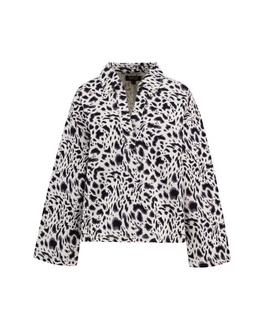 Barbour Black Long-Sleeved Printed Shirt
