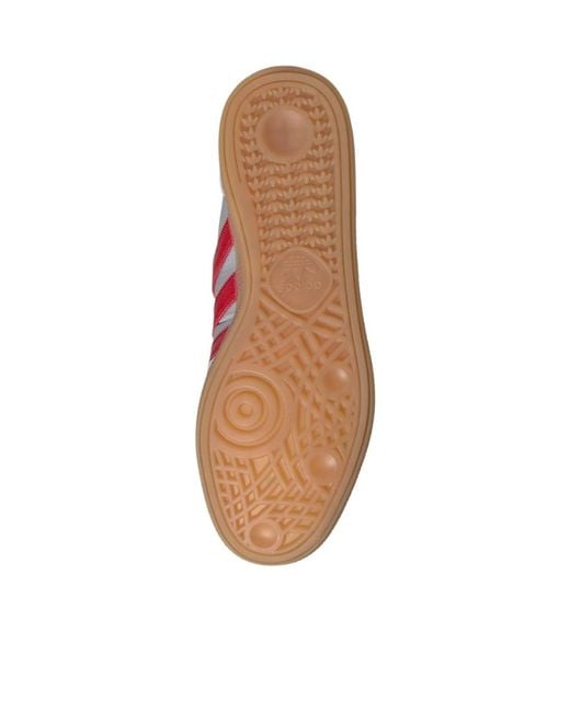 Adidas Originals Pink Lace-Up Low-Top Sneakers for men