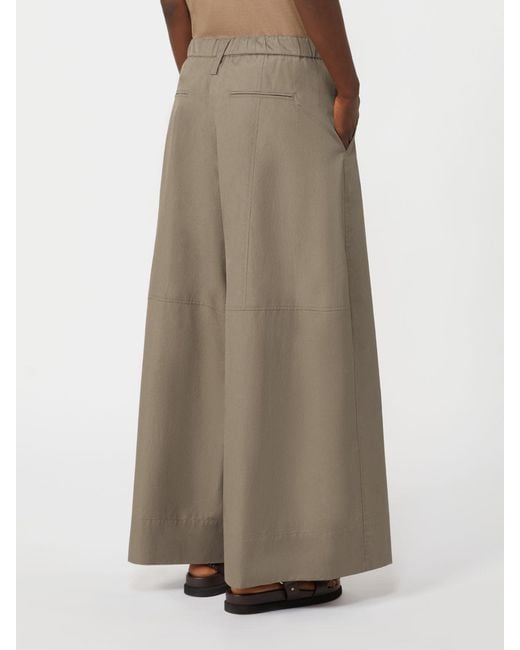 Max Mara Gray 'S Gufo Drawstring Wide-Leg Pants