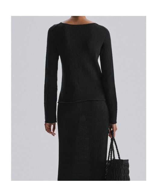The Row Black Long-Sleeved Knitwear