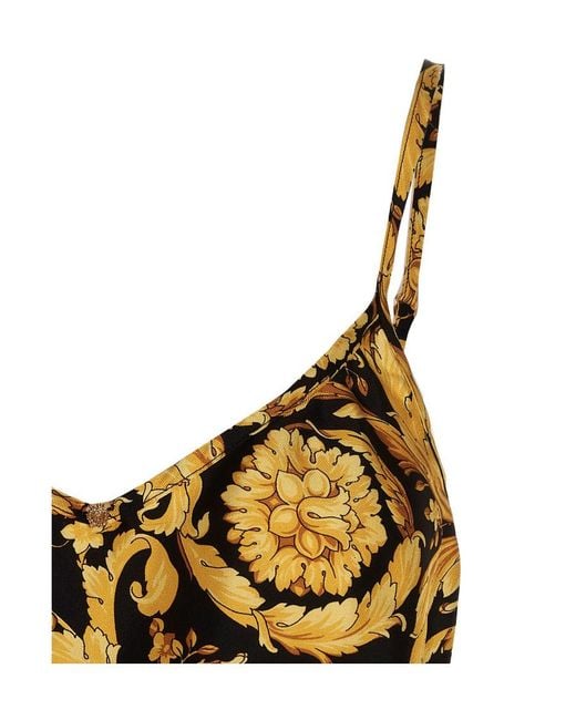 Versace Black 'Barocco' Tank Top