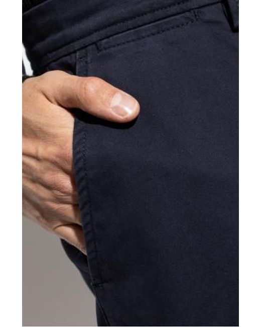 Officine Generale Blue Officine Générale Straight-Leg Chino Pants for men