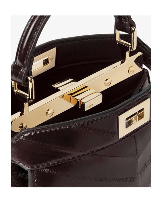 Fendi Brown Peekaboo Iseeu Petite Tote Bag