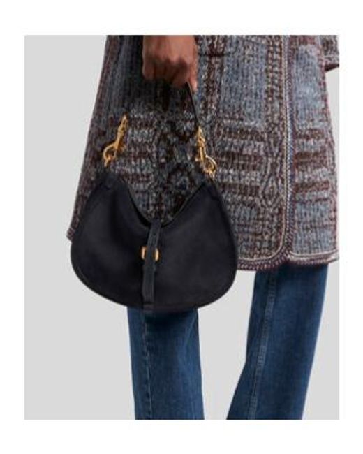 Etro Black Buckled Crossbody Bag