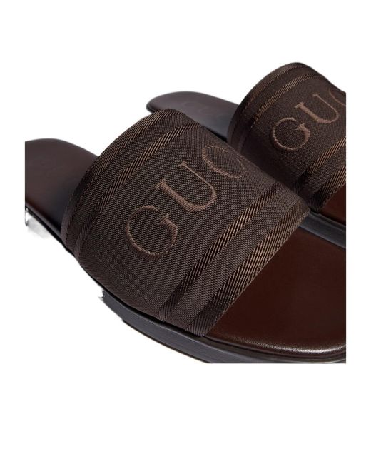 Gucci Brown Slide Sandal for men