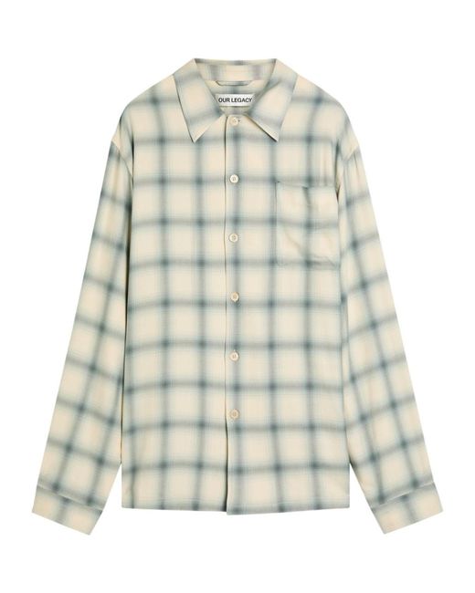 Our Legacy Multicolor Plaid Shirt for men