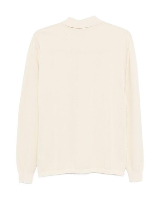 Aspesi Natural Button-Up Sweater for men