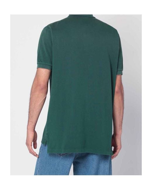 Polo Ralph Lauren Green Original Fit Mesh Polo Shirt for men