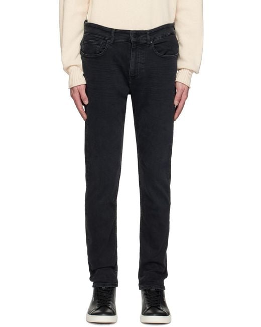 Boss Black Mid-Rise Slim-Fit Jeans for men
