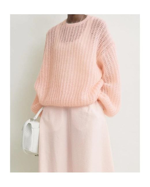 Totême Pink Totême Puffed Knit Sweater