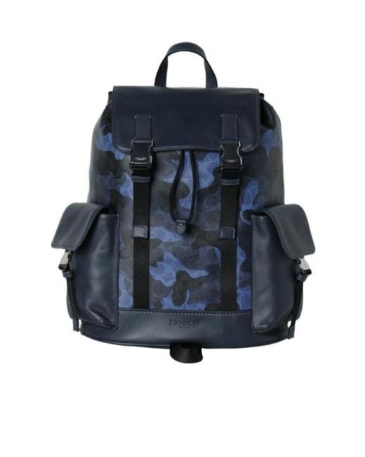 COACH Blue Clark Backpack for men