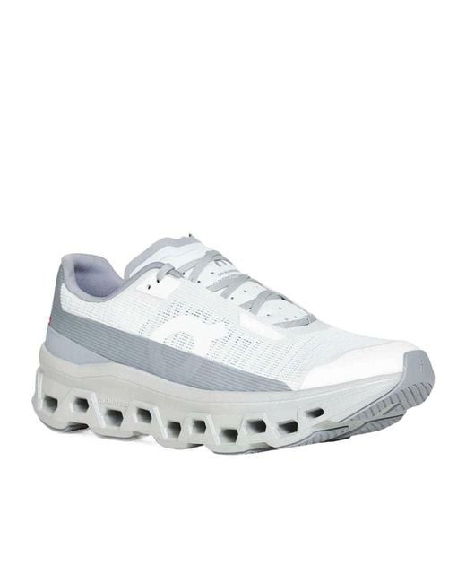 On Shoes White Round-Toe Sneakers for men