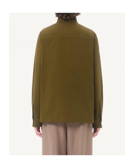 Valentino Green Long-Sleeved Casual Jacket for men