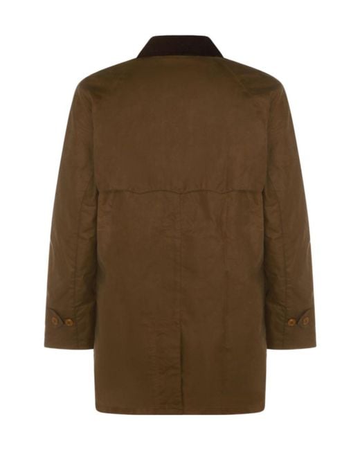 Barbour Brown The Original Tartan Corduroy Collar Coat for men