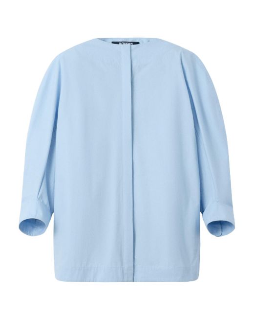 Jacquemus Blue The Pittore Long Sleeved Shirt