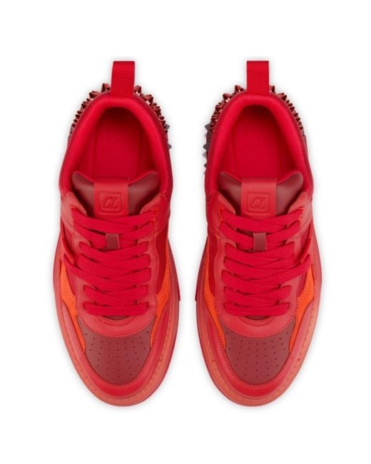 Christian Louboutin Red Sneakers & Slip-On for men