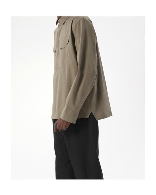 Veilance Green Arc'Teryx Utility Pocket Shirt for men