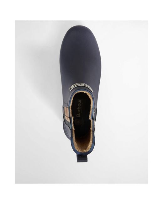Barbour Blue Short Rain Boots