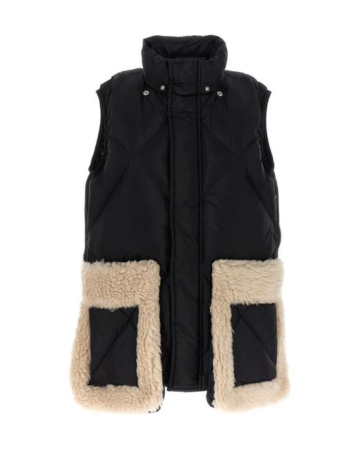Sacai Black Padded Cotton Suit