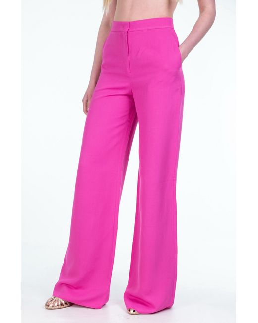 Max Mara Pink High-Waisted Casual Pants