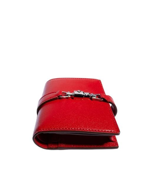 Gucci Red Jackie Medium Wallet