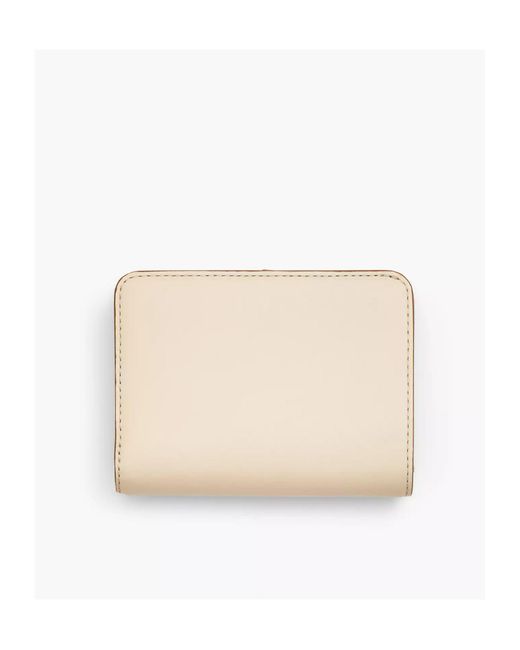 Marc Jacobs Natural The Covered J Marc Bi-Fold Mini Wallet