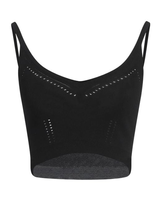 Max Mara Black Solid Color Tops