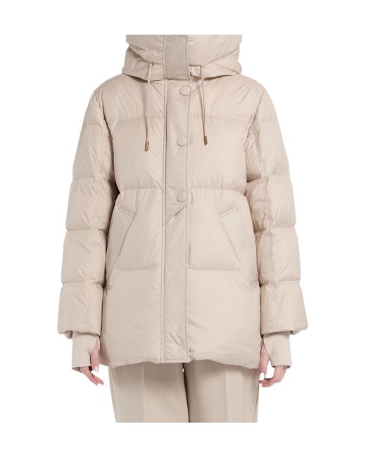 Marella Natural Quilted Down Jacket