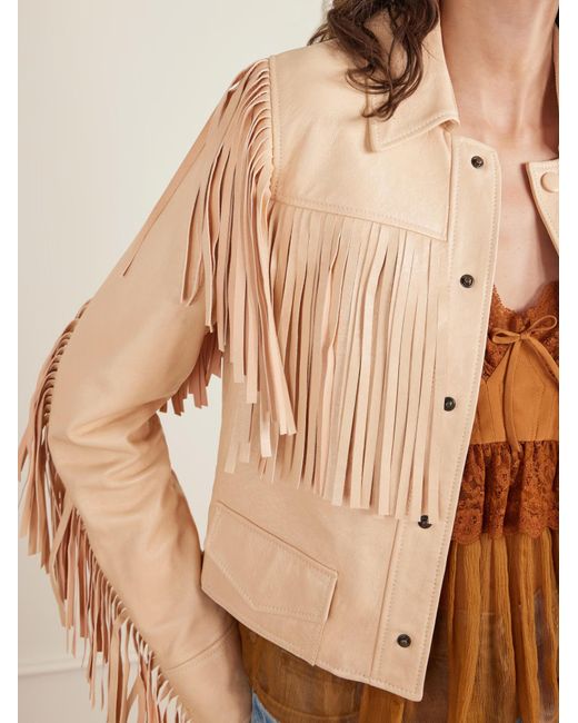 Chloé Natural Long-Sleeved Jacket